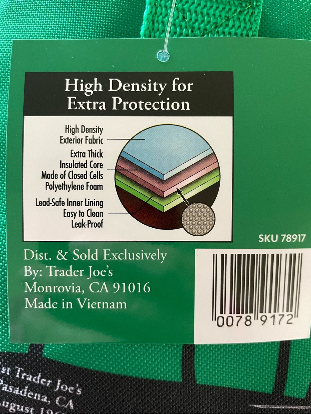 🌺NWT Trader Joe's insulated Aqua Mini Tote - Summer 2025 - Picture 7 of 8